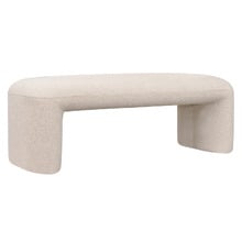 Mikhail Boucle Ottoman Bench